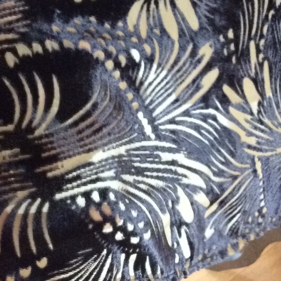 FREE PEOPLE black and tan burnout sleeveless swing dress - Picture 7 of 16